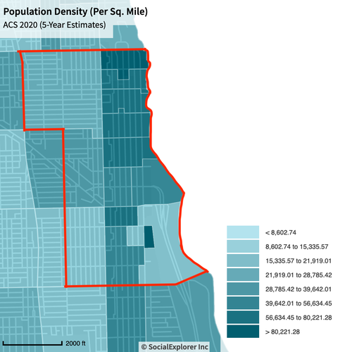 Edgewood Population Density