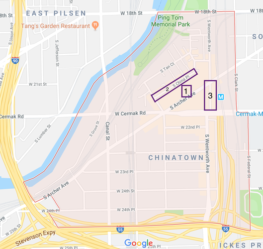 Intervention Locations Chinatown
