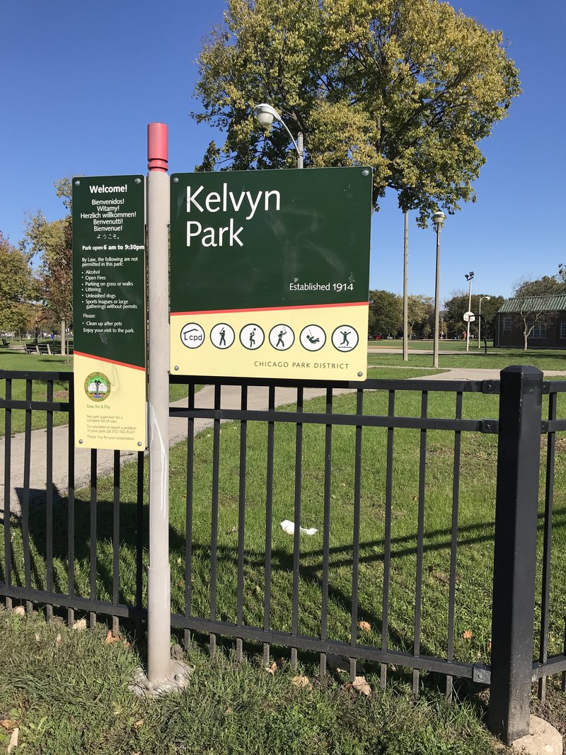 Image One - Kelvyn Park Sign