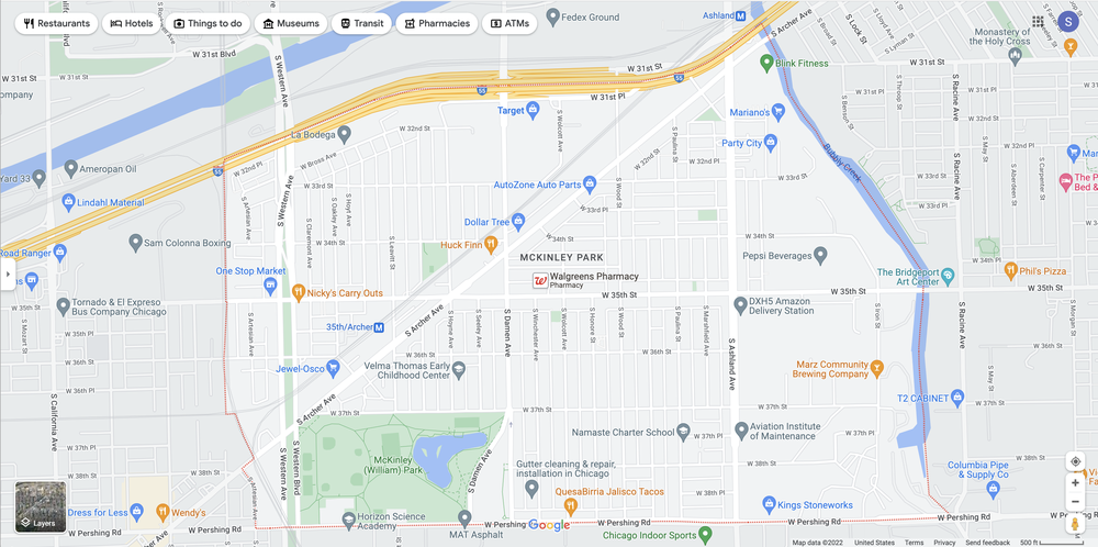 McKinley Park Google Maps