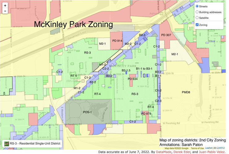 MCKINLEY PARK zoning