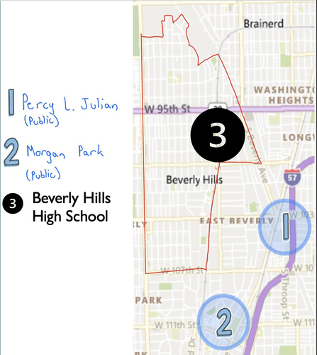 High School Map